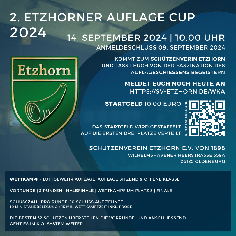 2. Auflage Cup im Schützenverein Etzhorn